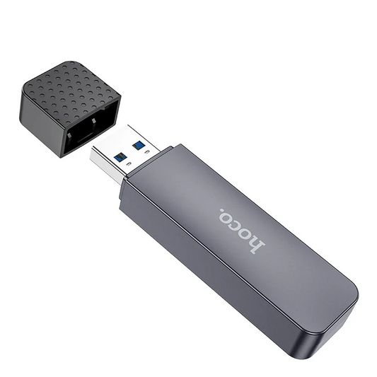 Lettore di schede USB 3.0 HOCO HB45, SD - microSD, Grigio