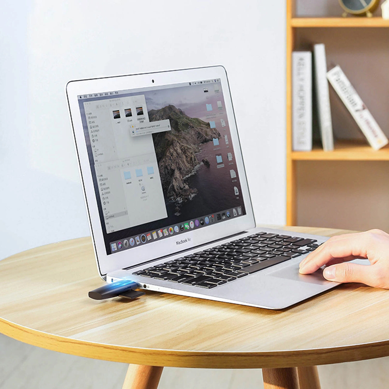 Lettore di schede USB / USB-C UGREEN CM304, SD - microSD, nero