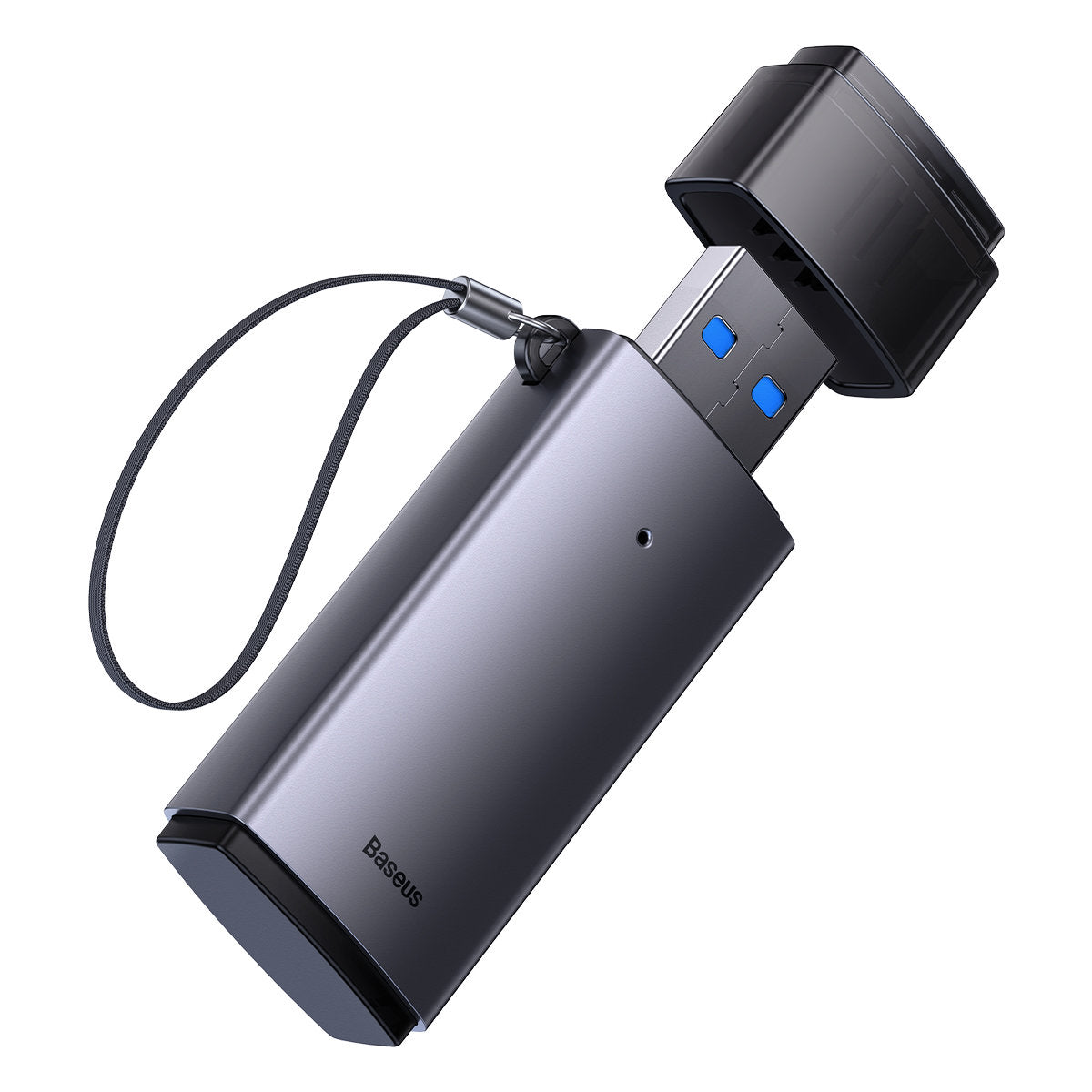 Baseus BS-OH069 Lettore di schede USB, SD - microSD, grigio WKQX060013