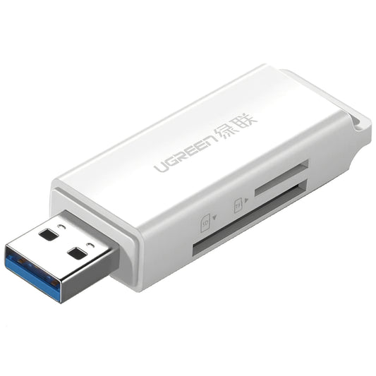 Lettore di schede USB 3.0 UGREEN CM104, SD - microSD, Bianco