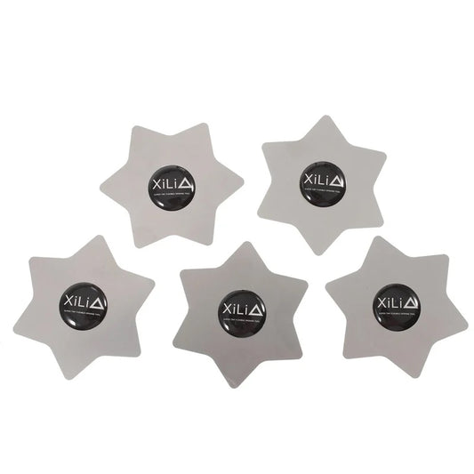 Clips Metallici Xili Esagono, Set da 5 pezzi