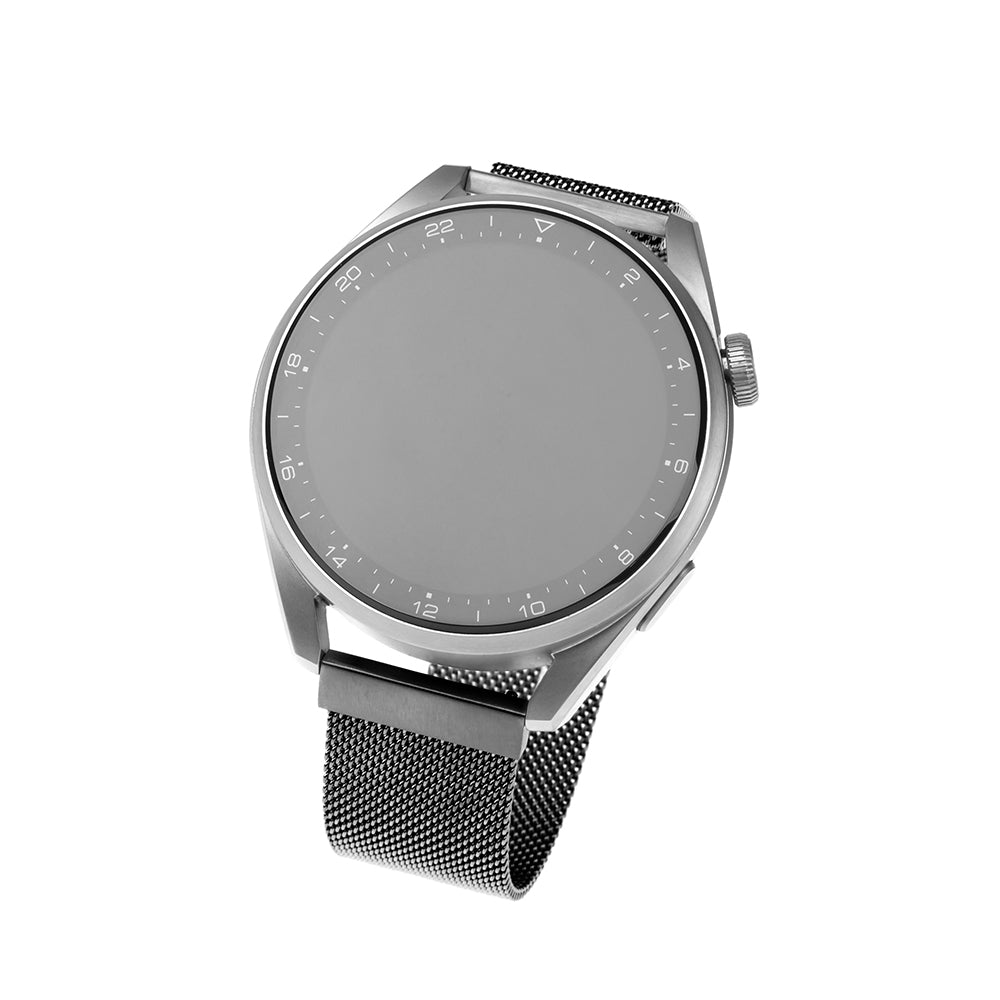 Cinturino Fixed Mesh per Huawei Watch / Garmin Watch Series, 18mm, Nero