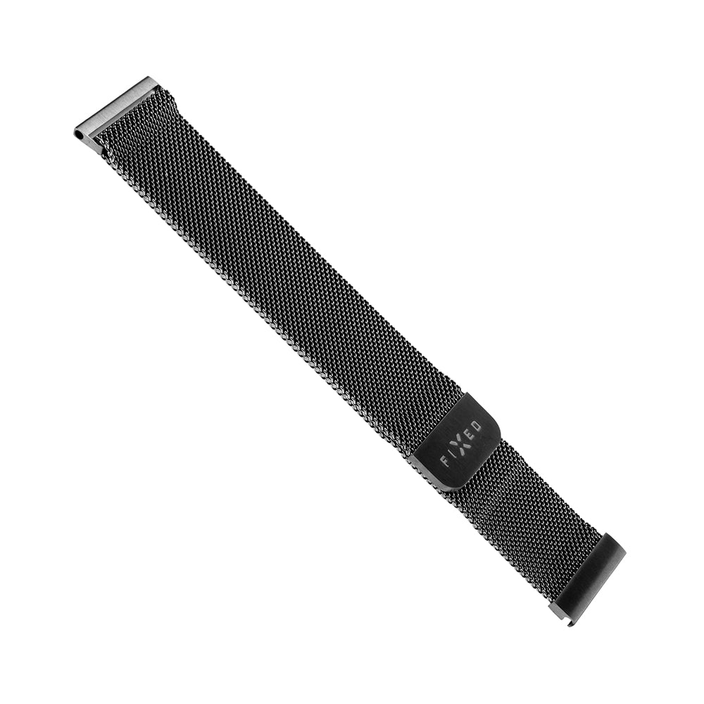 Cinturino Fixed Mesh per Huawei Watch / Garmin Watch Series, 18mm, Nero
