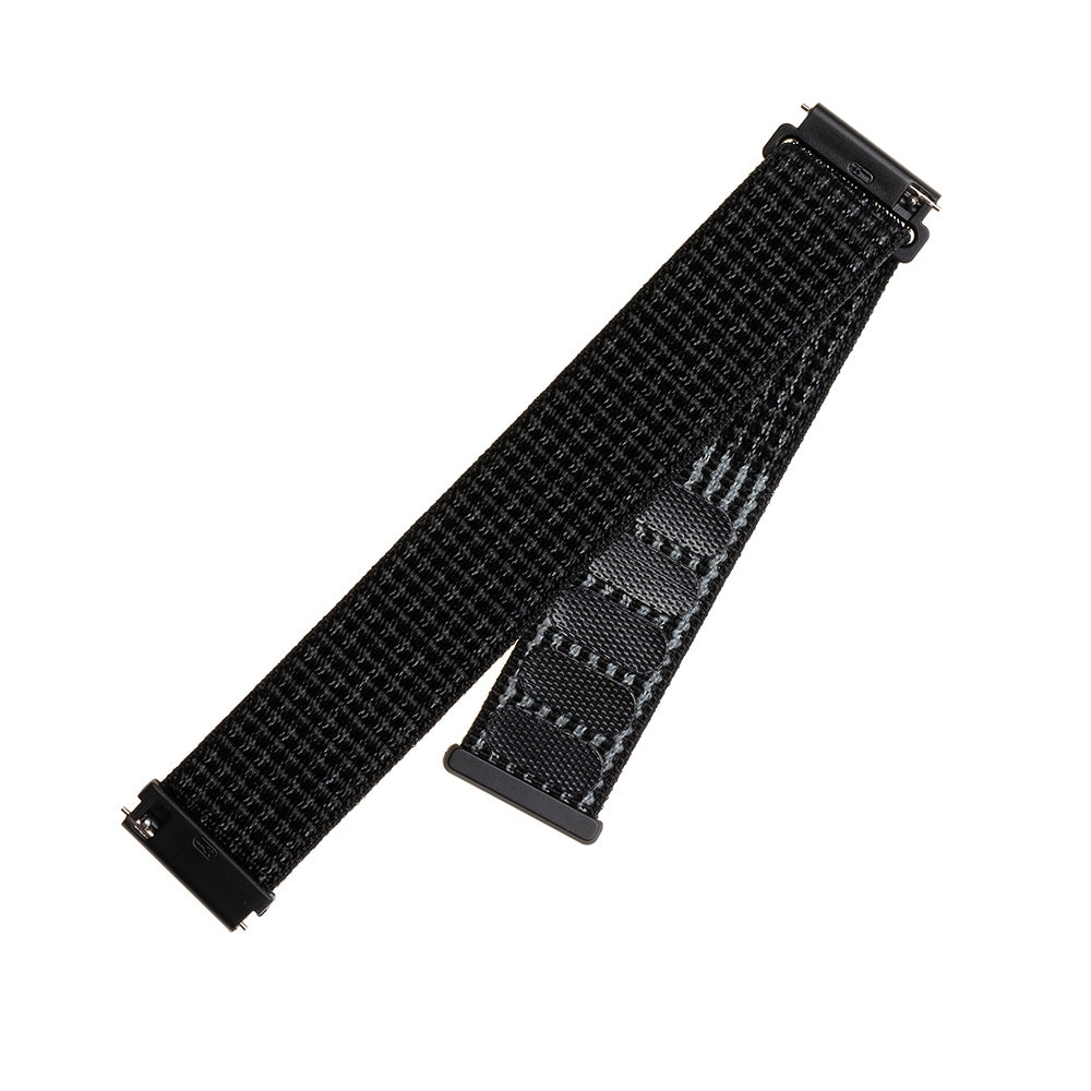 Cinturino Fixed Nylon per Huawei Watch / Xiaomi Watch Series, 22mm, Nero Opaco
