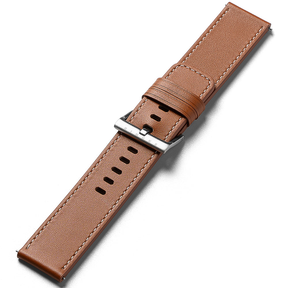 Cinturino Ringke One Basic Bold per Fossil Watch / Mobvoi Watch / Suunto Watch Series, 24mm, Marrone