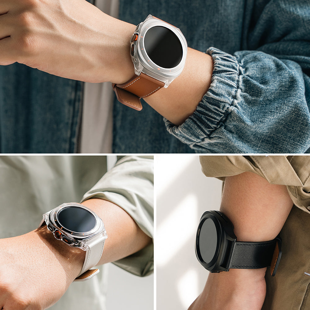 Cinturino Ringke One Basic Bold per Fossil Watch / Mobvoi Watch / Suunto Watch Series, 24mm, Marrone