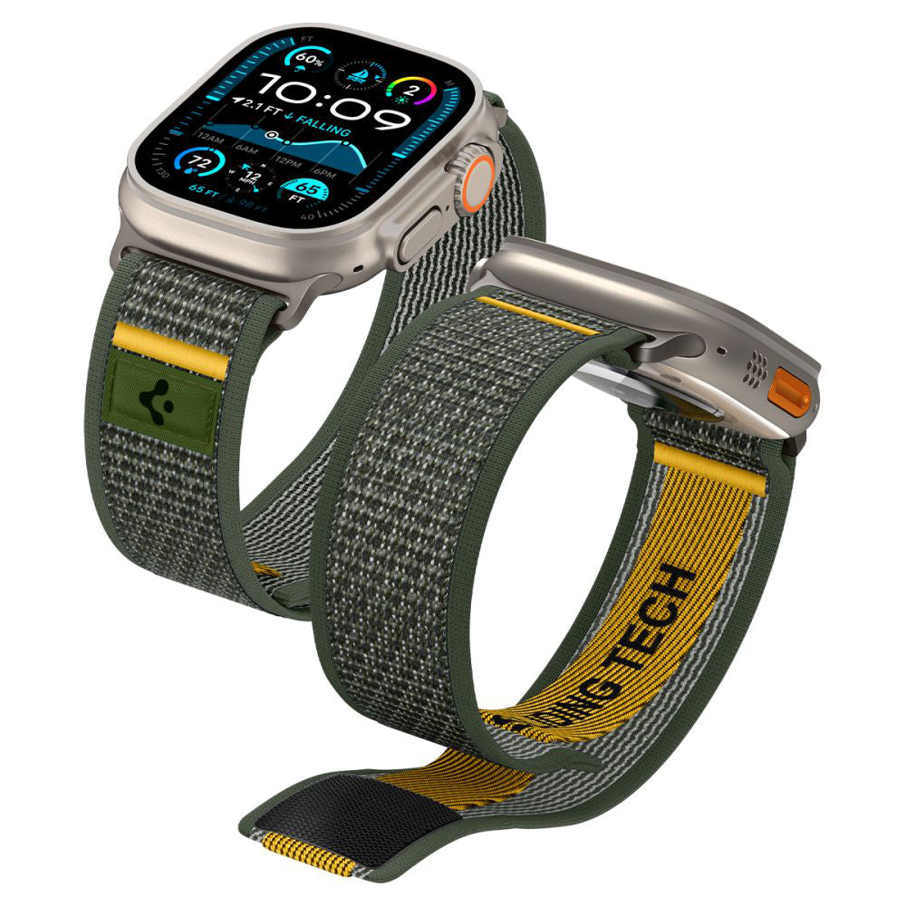 Cinturino Spigen Athlex Air per Apple Watch 49mm / 46mm / 45mm / 44mm Series, Verde AMP09035