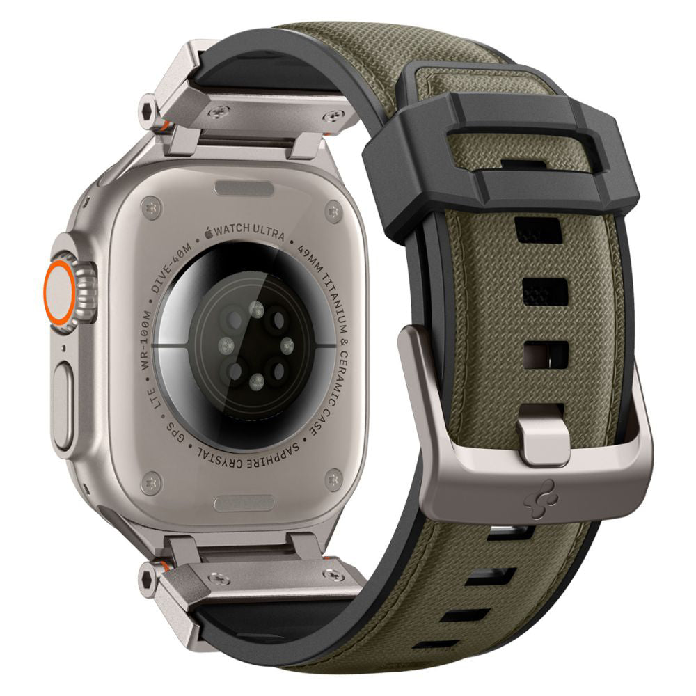 Spigen DuraPro Armor Strap for Apple Watch 49mm / 46mm / 45mm / 44mm / 42mm Series, Green AMP09102