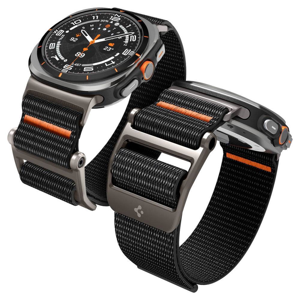 Spigen DuraPro Flex Strap for Samsung Galaxy Watch Ultra, Black AMP08773
