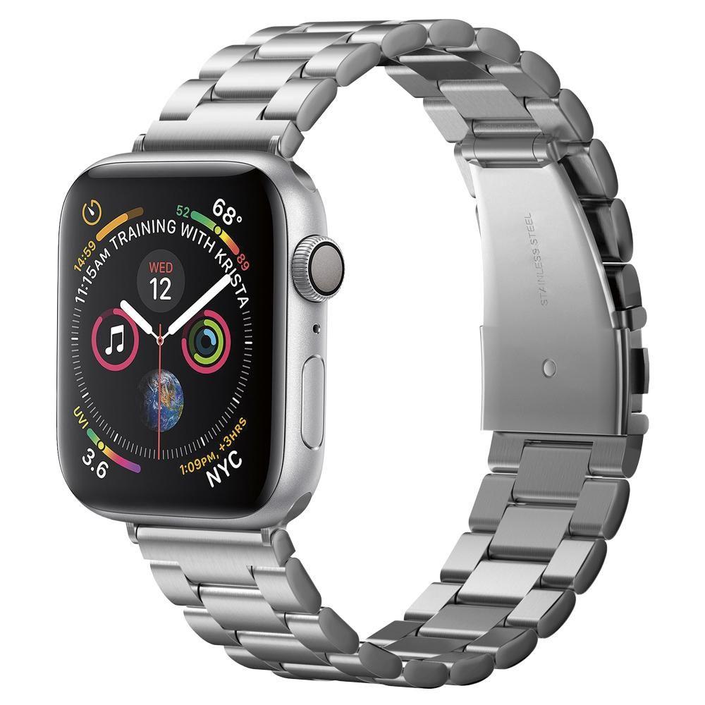 Cinturino Spigen Modern Fit per Apple Watch 49mm / 46mm / 45mm / 44mm / 42mm Series, Argento 062MP25404