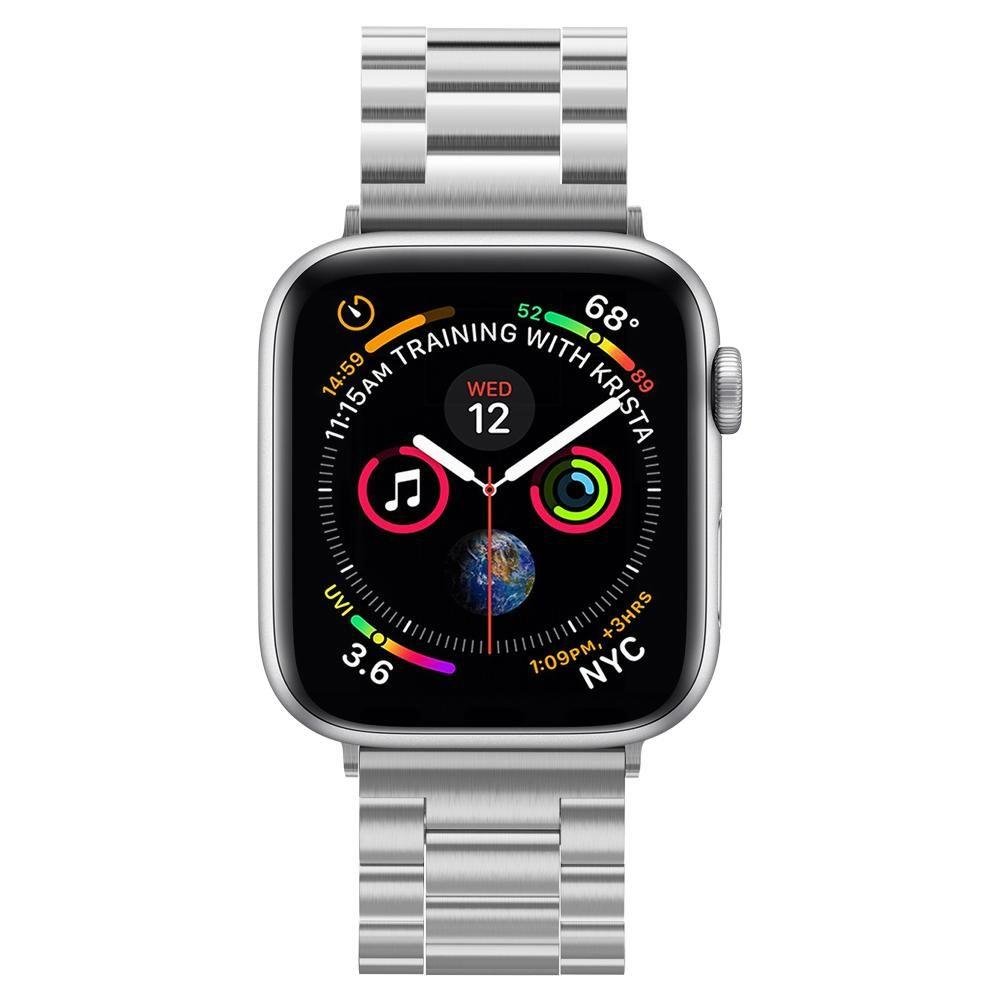 Cinturino Spigen Modern Fit per Apple Watch 49mm / 46mm / 45mm / 44mm / 42mm Series, Argento 062MP25404
