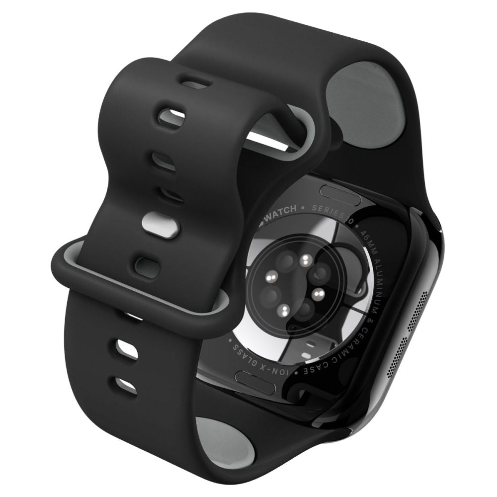 Cinturino Spigen Nano Pop per Apple Watch 49mm / 46mm / 45mm / 44mm / 42mm Series, Nero AMP09321