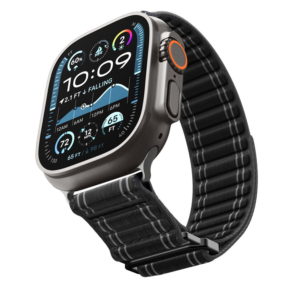 Cinturino Spigen WBF0 per Apple Watch 49mm / 46mm / 45mm / 44mm Series, Nero AMP10141