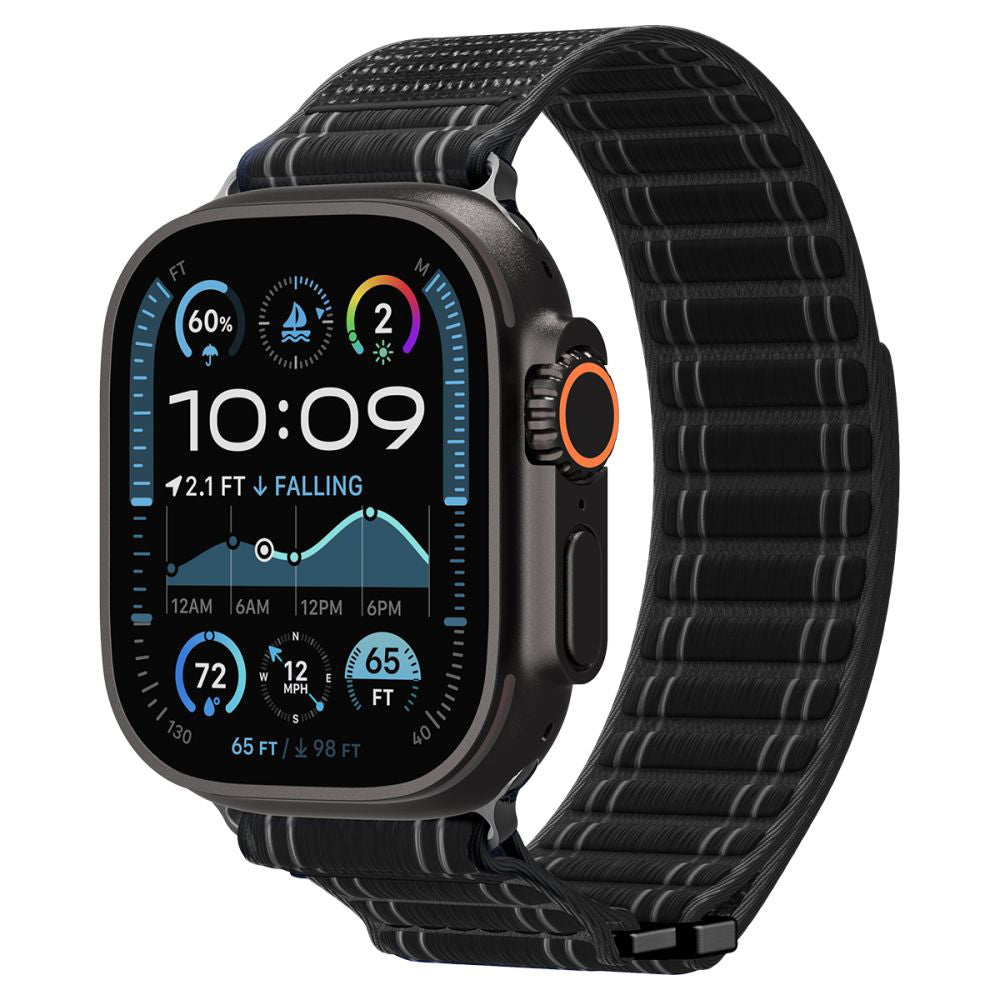 Cinturino Spigen WBF0 per Apple Watch 49mm / 46mm / 45mm / 44mm Series, Nero AMP10141
