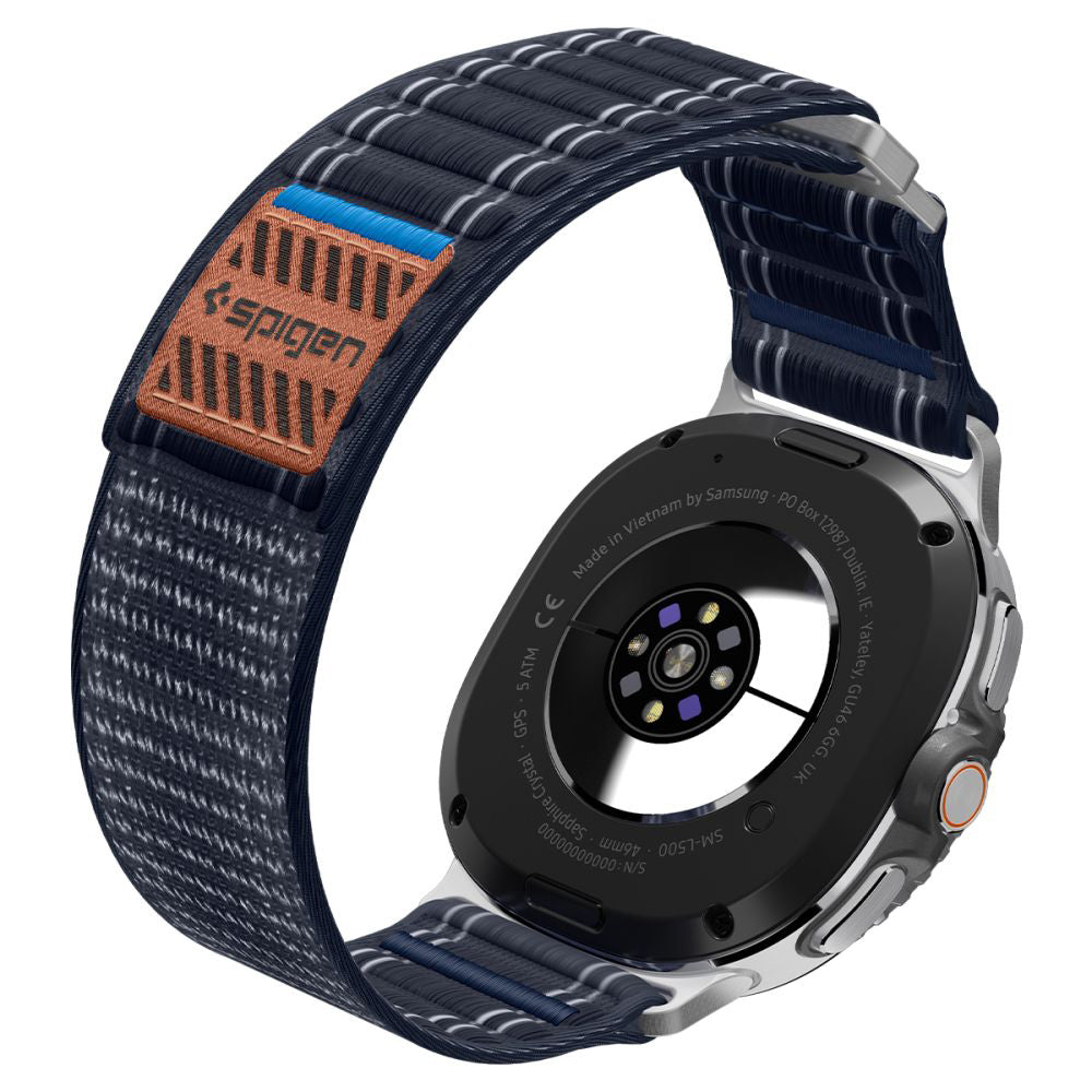 Cinturino Spigen WBF0 per Samsung Galaxy Watch8 / Watch8 Classic Series, Blu Navy AMP10155