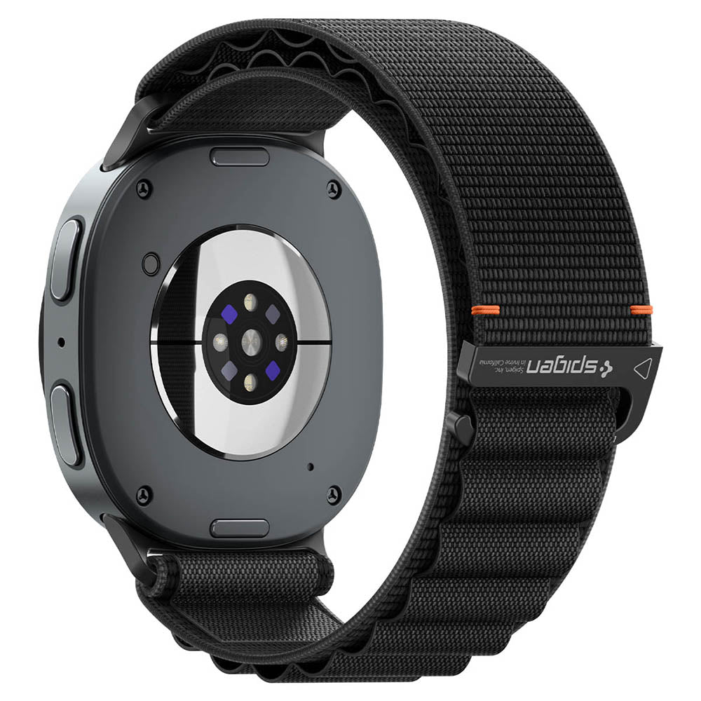 Cinturino Spigen WBF1 per Samsung Galaxy Watch9 / Watch8 / Watch8 Classic Series, Nero AMP11607