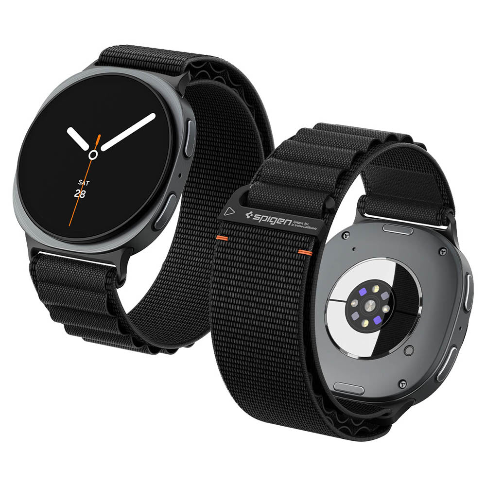 Cinturino Spigen WBF1 per Samsung Galaxy Watch9 / Watch8 / Watch8 Classic Series, Nero AMP11607