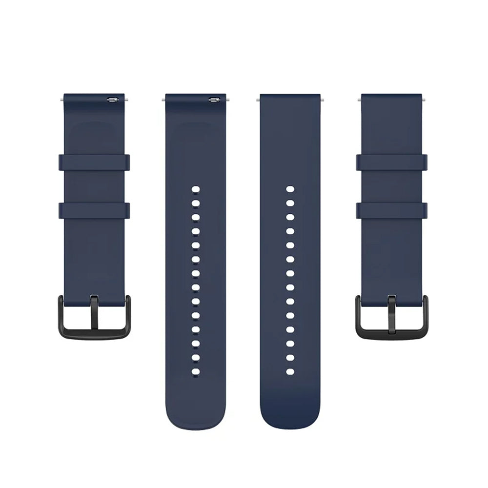 Cinturino Techsuit W001 per Samsung Galaxy Watch / Huawei Watch Series, 20mm, Blu Scuro