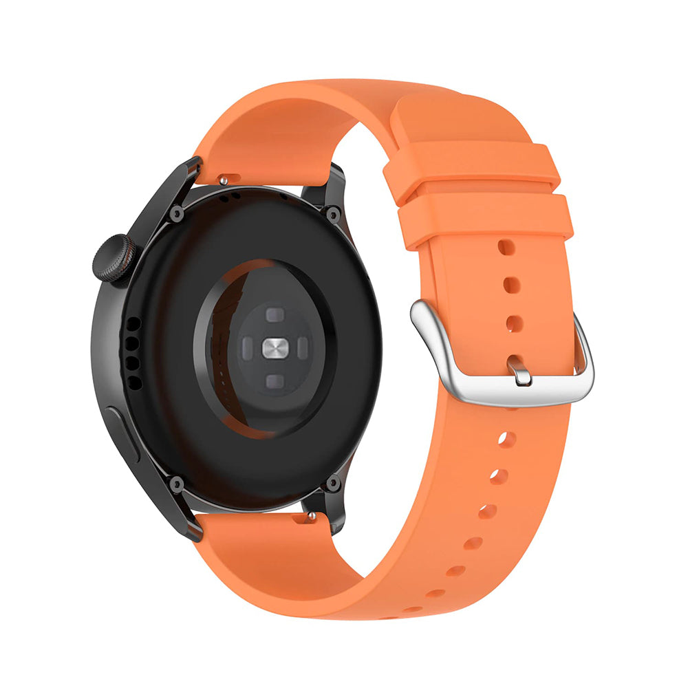 Cinturino Techsuit W001 per Samsung Galaxy Watch / Huawei Watch Series, 20mm, Arancione