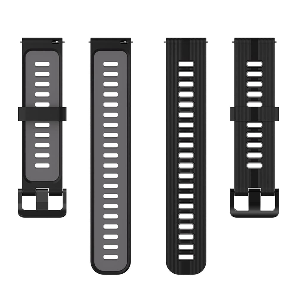 Techsuit W002 Strap for Huawei Watch / Xiaomi Watch Series, 22mm, Black
