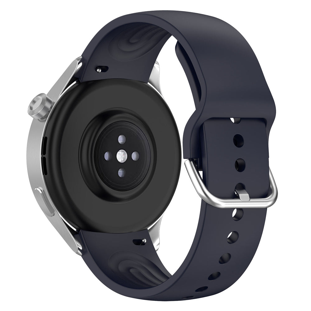 Cinturino Techsuit W003 per Huawei Watch / Xiaomi Watch Series, 22mm, Blu Navy