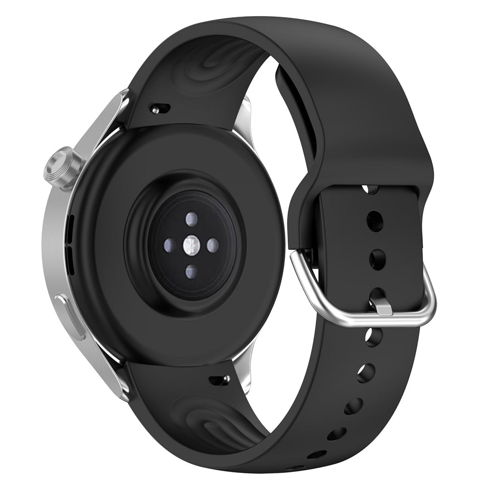Cinturino Techsuit W003 per Huawei Watch / Xiaomi Watch Series, 22mm, Nero