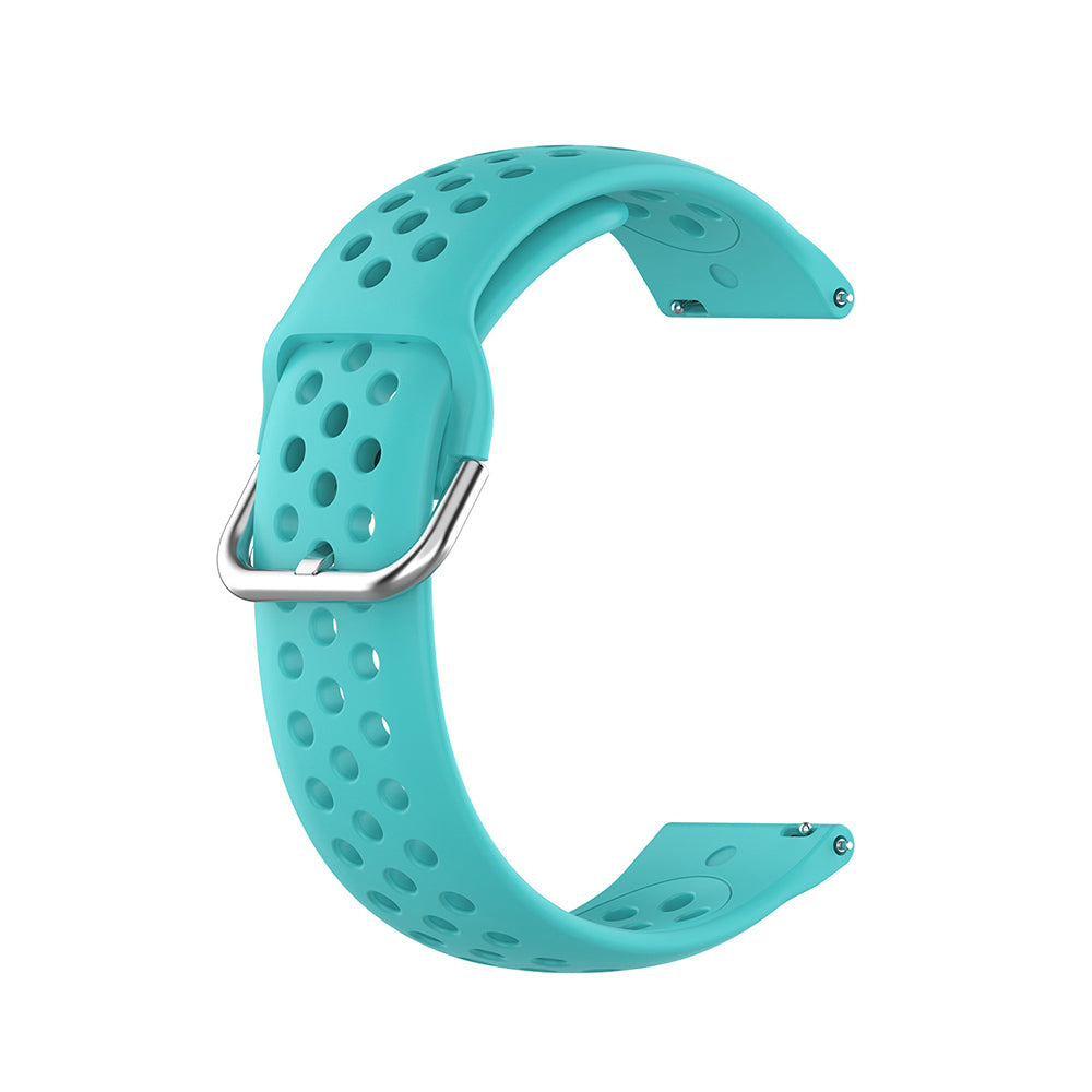 Cinturino Techsuit W004 per Samsung Galaxy Watch / Huawei Watch Series, 20mm, Turchese