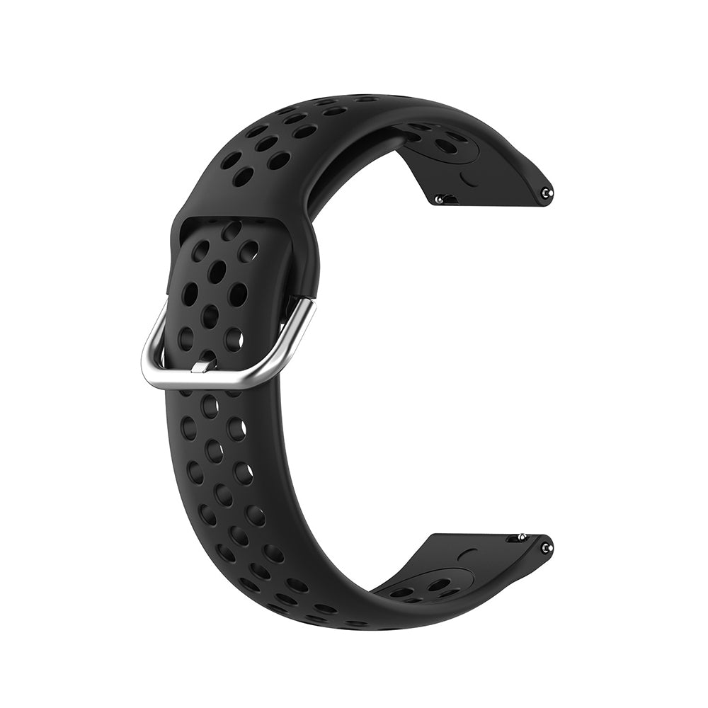 Cinturino Techsuit W004 per Samsung Galaxy Watch / Huawei Watch Series, 22mm, Nero