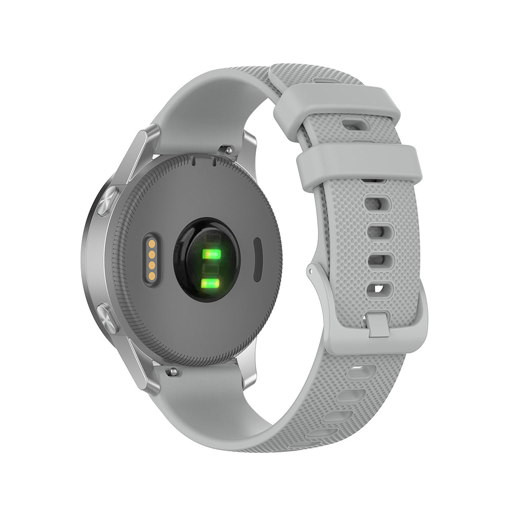 Cinturino Techsuit W006 per Huawei Watch / Garmin Watch Series, 18mm, Grigio