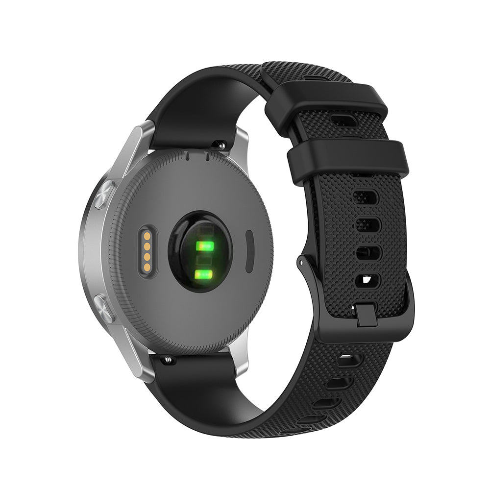 Cinturino Techsuit W006 per Huawei Watch / Garmin Watch Series, 18mm, Nero