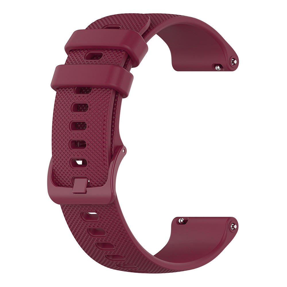 Cinturino Techsuit W006 per Huawei Watch / Garmin Watch Series, 18mm, Bordeaux