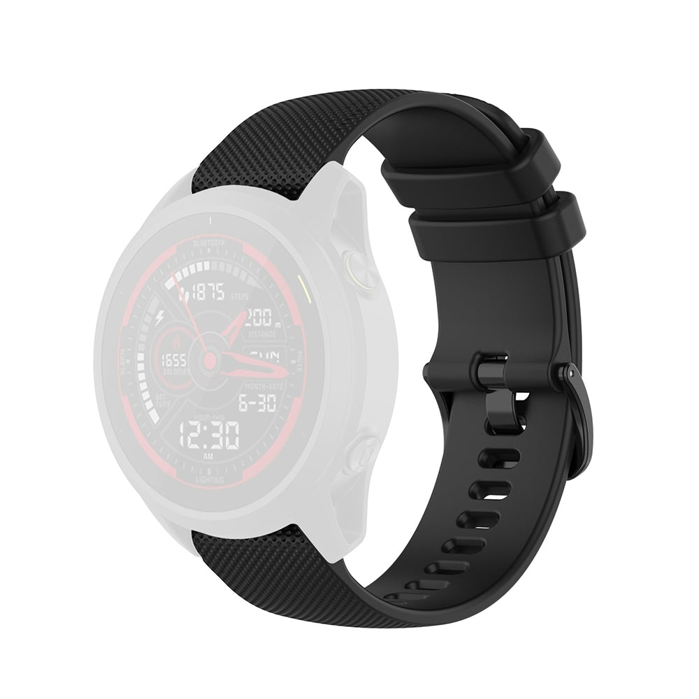 Cinturino Techsuit W006 per Samsung Galaxy Watch / Huawei Watch Series, 20mm, Nero