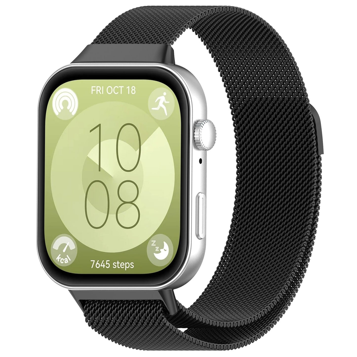 Cinturino Techsuit W009 per Huawei Watch Fit 4 Pro / Fit 4 / Fit 3, Nero