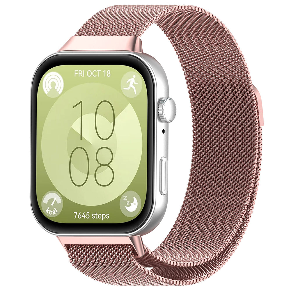 Cinturino Techsuit W009 per Huawei Watch Fit 4 Pro / Fit 4 / Fit 3, Rosa