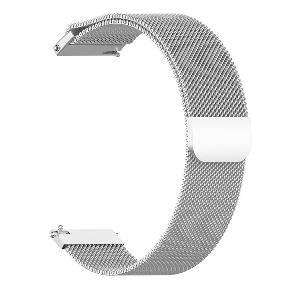 Techsuit W009 Strap for Huawei Watch / Garmin Watch Series, 18mm, Silver