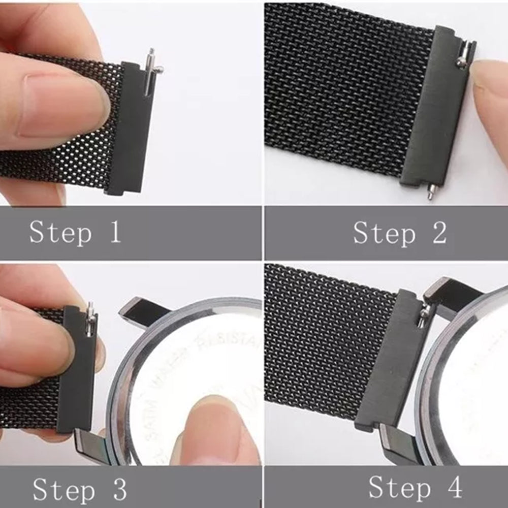 Cinturino Techsuit W009 per Samsung Galaxy Watch / Huawei Watch Series, 22mm, Blu