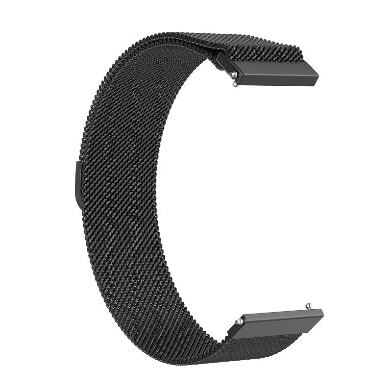 Cinturino Techsuit W009 per Samsung Galaxy Watch / Huawei Watch Series, 22mm, Nero