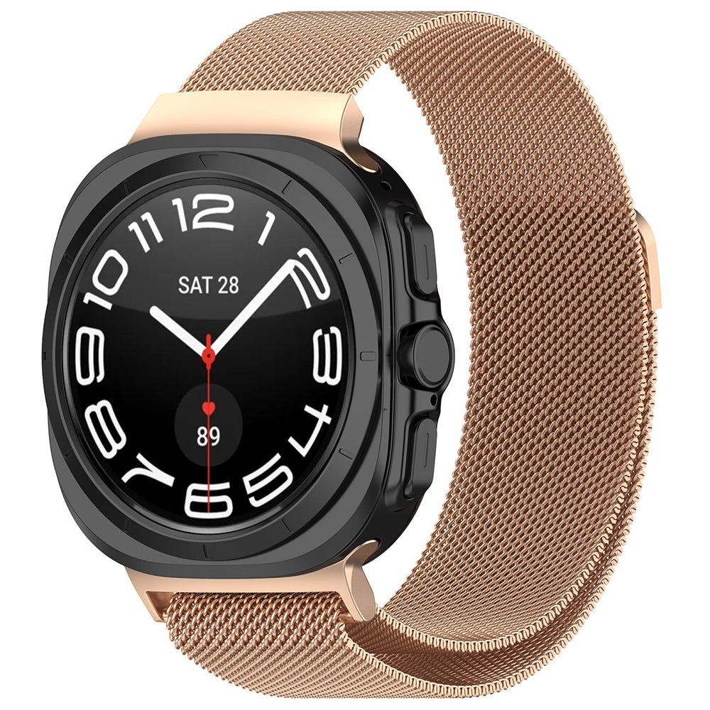 Cinturino Techsuit W009 per Samsung Galaxy Watch Ultra Series, Rosa Dorato