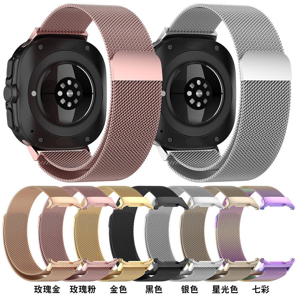 Cinturino Techsuit W009 per Samsung Galaxy Watch Ultra Series, Rosa Dorato