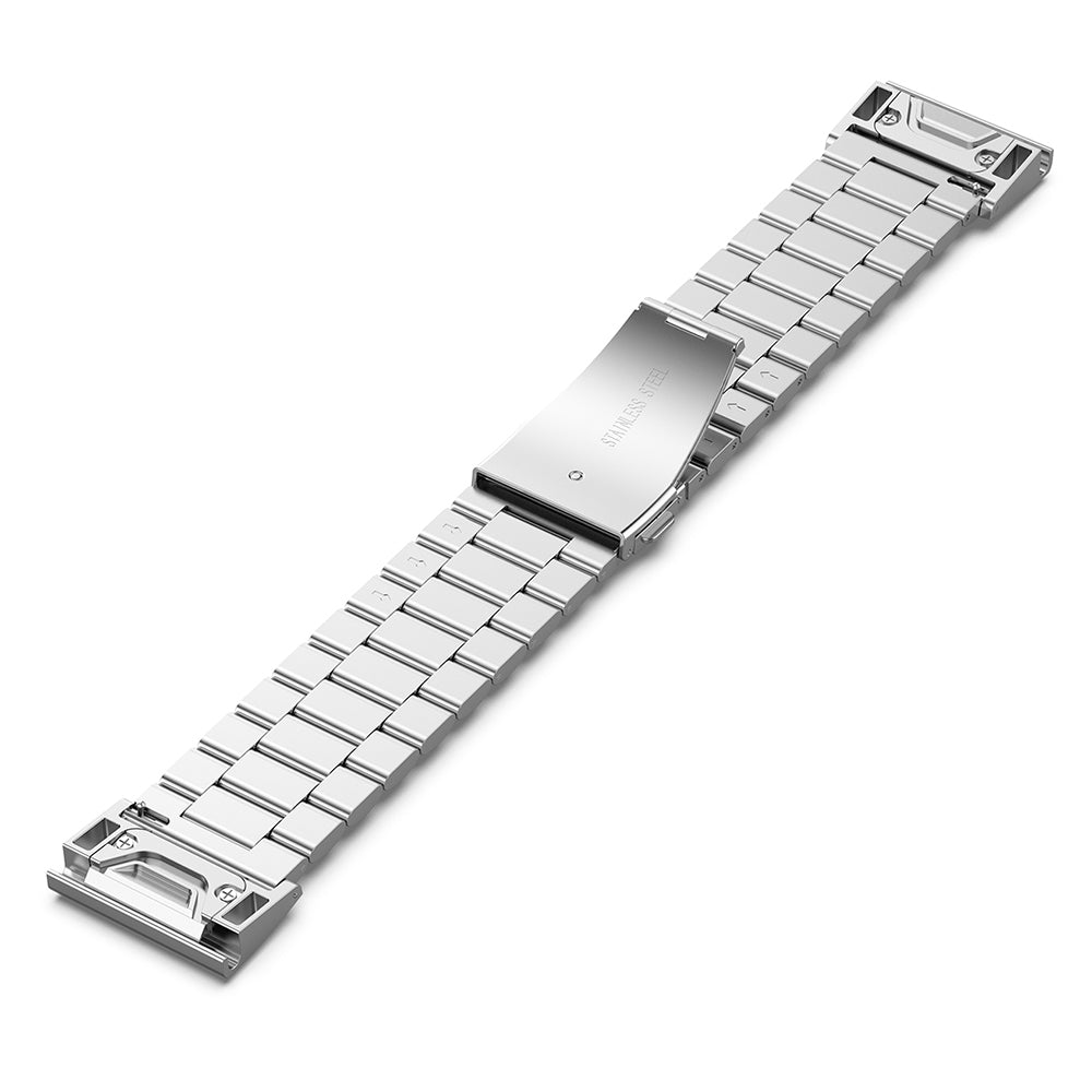 Cinturino Techsuit W010 per Garmin Watch Fenix / Forerunner Series, 22mm, Argento