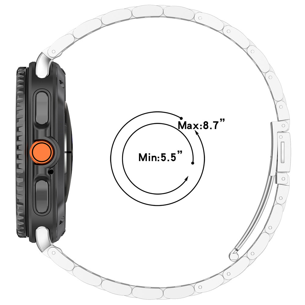 Cinturino Techsuit W010 per Samsung Galaxy Watch8 / Watch8 Classic Series, Nero
