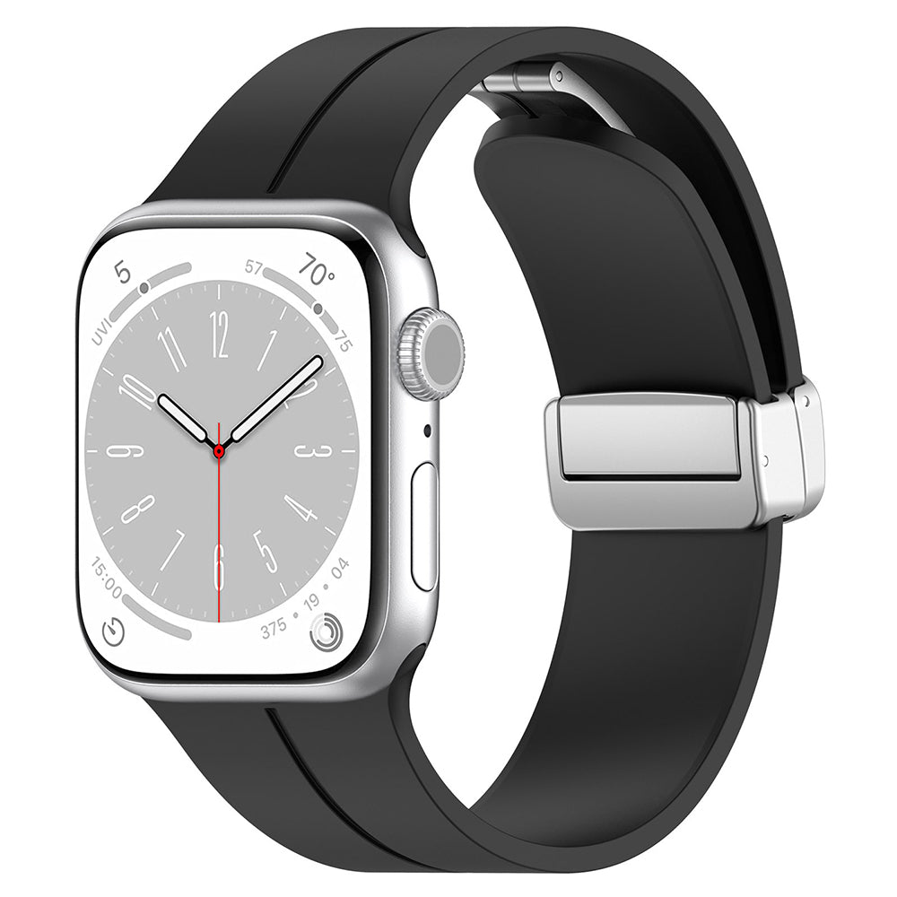 Cinturino Techsuit W011 per Apple Watch 49mm / 46mm / 45mm / 44mm / 42mm Series, Nero