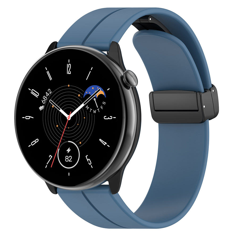 Cinturino Techsuit W011 per Huawei Watch / Garmin Watch Series, 18mm, Blu