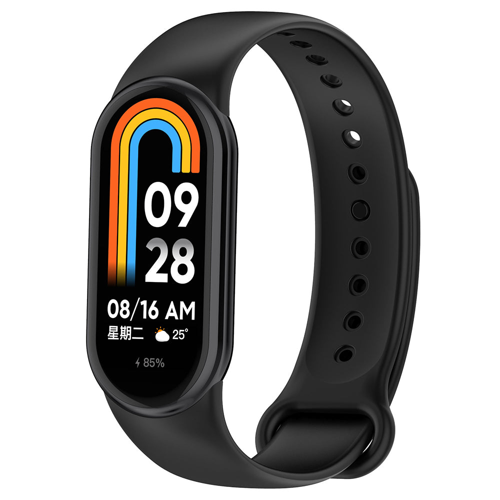 Cinturino Techsuit W014 per Xiaomi Smart Band 10 / 9 / 8, Nero