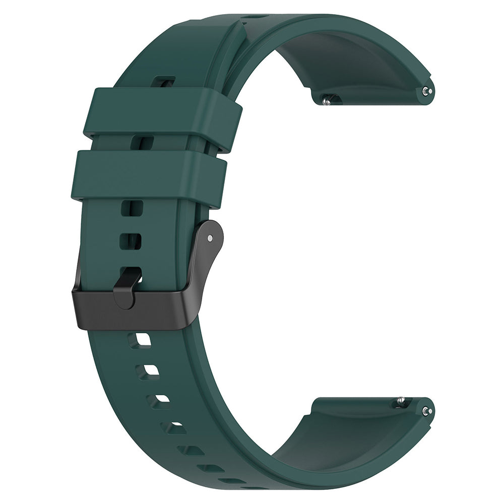 Cinturino Techsuit W026 per Huawei Watch / Xiaomi Watch Series, 22mm, Verde Scuro