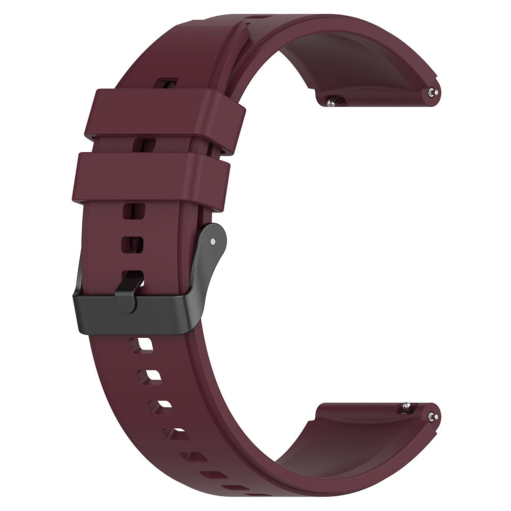 Cinturino Techsuit W026 per Huawei Watch / Xiaomi Watch Series, 22mm, Bordeaux
