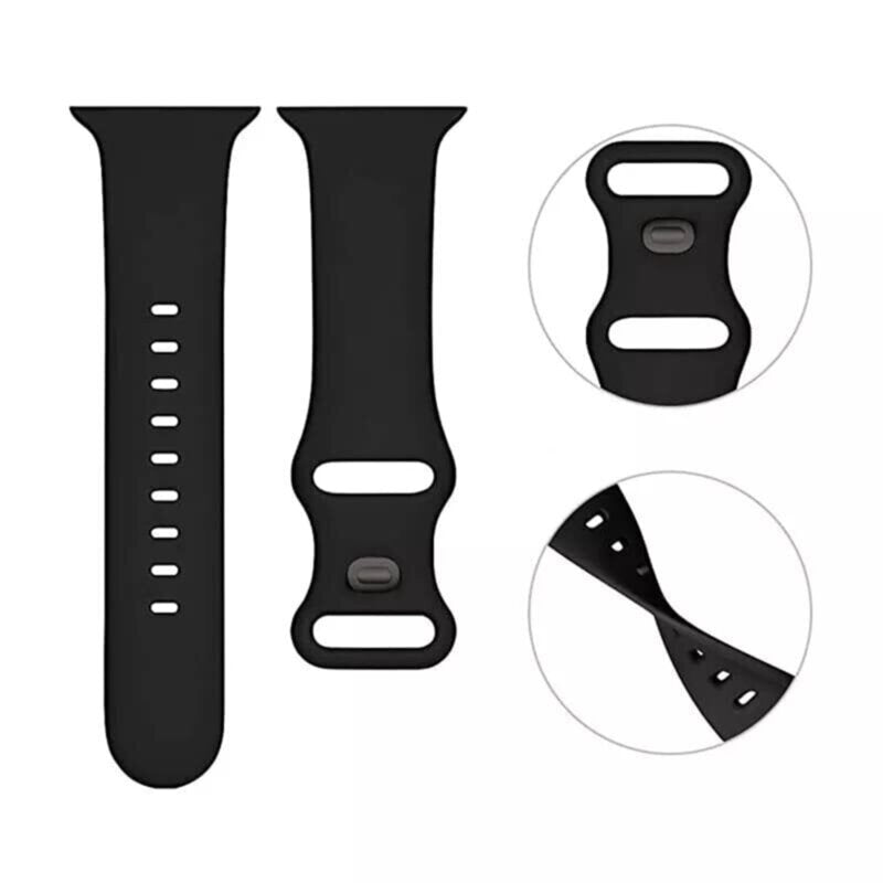 Cinturino Techsuit W031 per Apple Watch 49mm / 46mm / 45mm / 44mm / 42mm Series, Viola Scuro