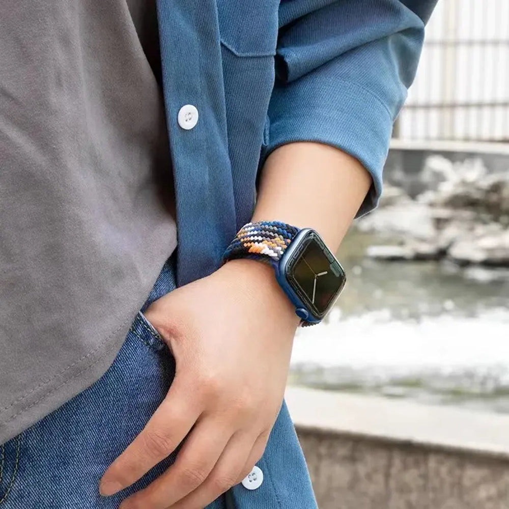 Techsuit W032 Strap for Apple Watch 42mm / 41mm / 40mm / 38mm Series, Black