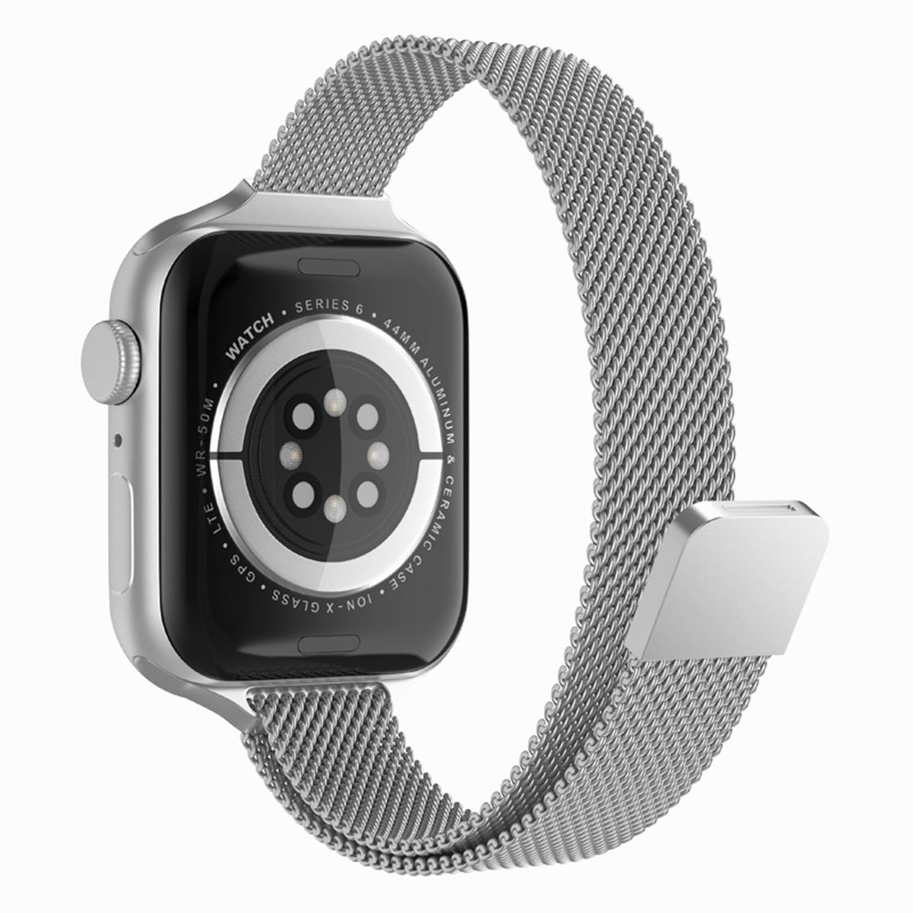Cinturino Techsuit W034 per Apple Watch 42mm / 41mm / 40mm / 38mm Series, Argento