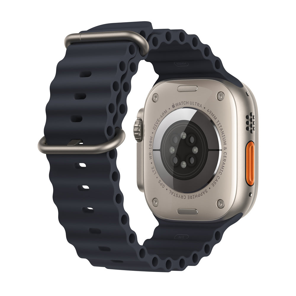 Cinturino Techsuit W038 per Apple Watch 49mm / 46mm / 45mm / 44mm / 42mm Series, Nero